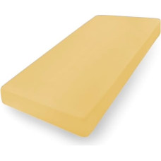 Džersijai pieguļošs palags 70x140 dzeltens 05 Premium
