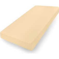 Džersijai pieguļošs palags 70x140 krēms 04 Premium