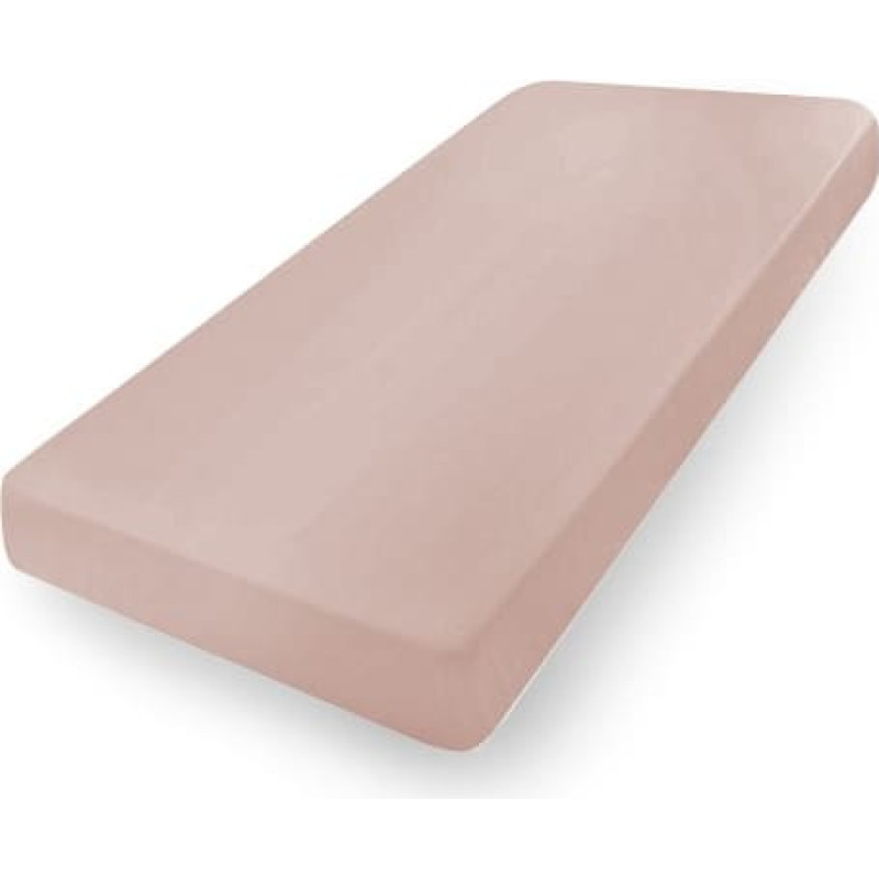 Džersijai pieguļošs palags 70x140, pūderrozā 12 Premium