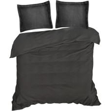 Gultas veļa 140x200 Nova C 2x70x80 melna