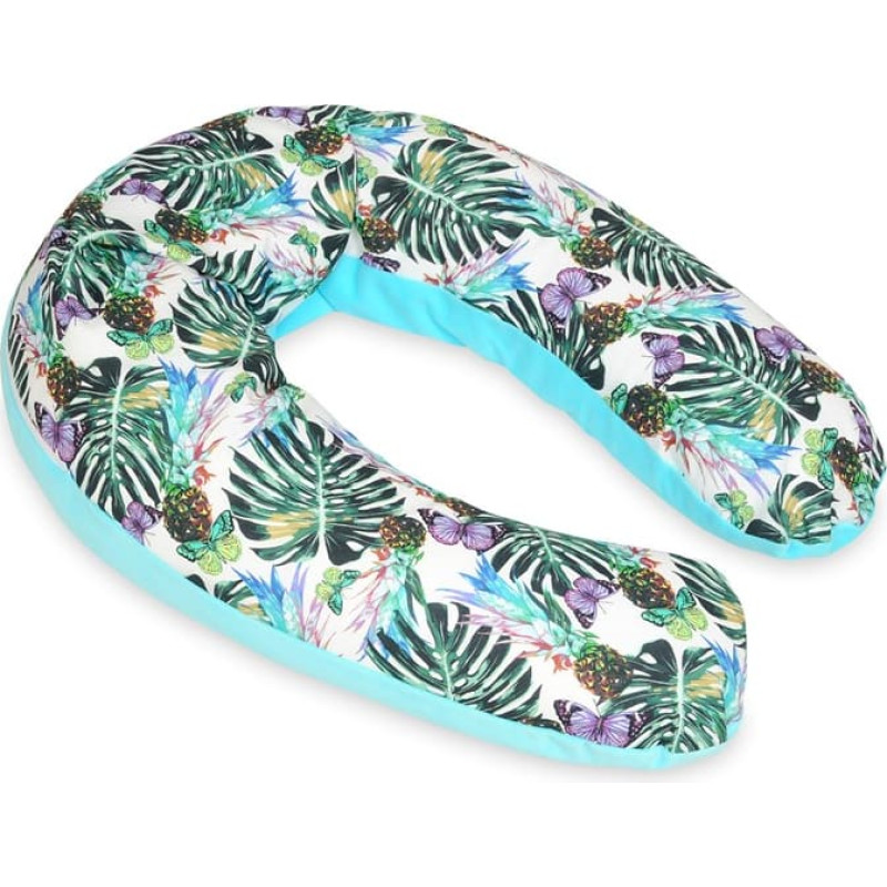 RELAX Vello pozicionēšanas spilvens 190 cm lapas kruasāns barošanai, grūtniecībai, atpūtai