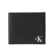 Calvin Klein Jeans Mono Silver Bifold Wallet W/Coin K50K509866