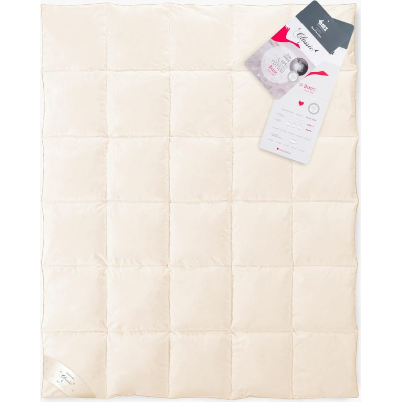 Dūnu sega 70% 200x200 Basic visu gadu 1800g krēms