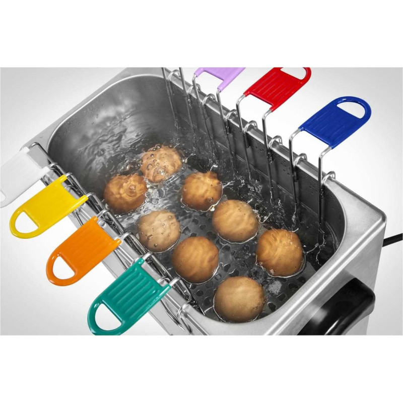 Royal Catering Olu plīts ierīce 8 olu vārīšanai 2600W 30 - 110C + 4x olu statīvs