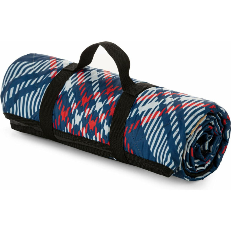 Piknika sega 130x145 Harmony tumši zili sarkani rūtaini