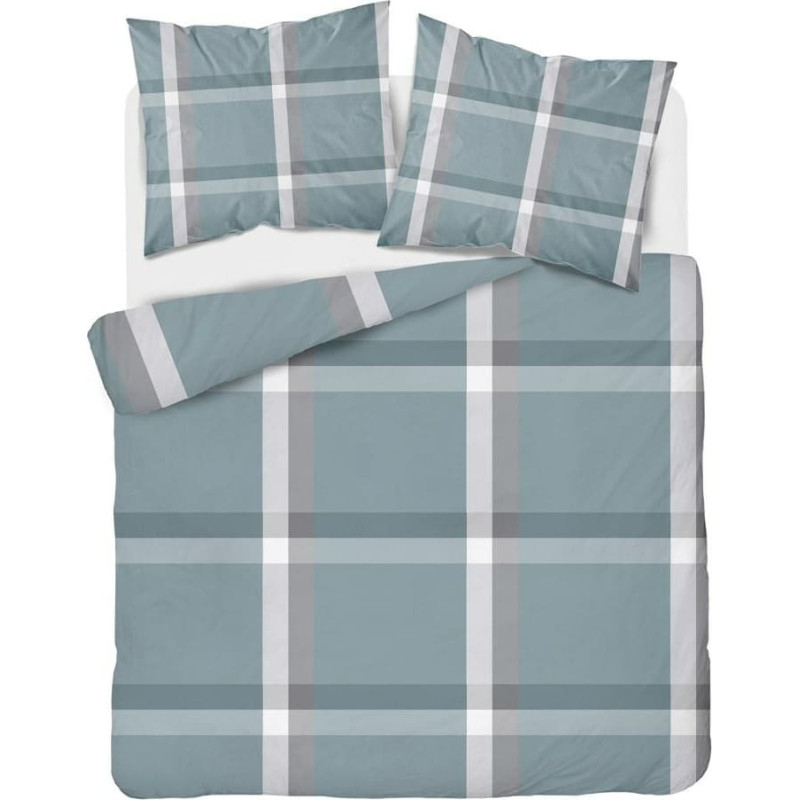 Satīna gultas veļa 220x200 piparmētru čeks 4627 A Home Satin 131