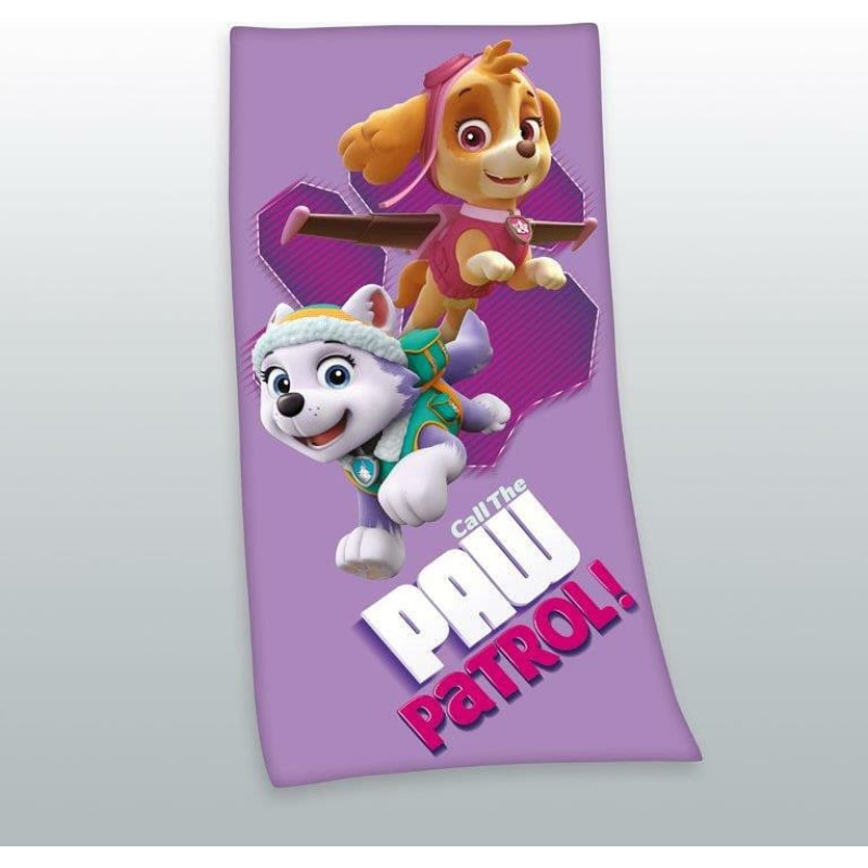Bērnu dvielis 70x140 Paw Patrol violeta kokvilna PP 14 BT