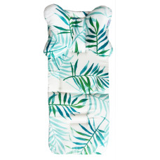 Iris spiedienu samazinošs paliktnis 32x75 ratiem un auto sēdekļa lapas 5 krēmzaļš bērnu tauriņu spilvens