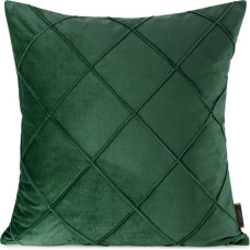 Dekoratīvā spilvendrāna 45x45 Nala 2 zaļa ar samtu