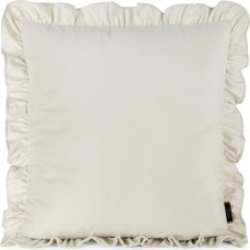 Dekoratīvā spilvendrāna 60x60 Brenda krēms ar volānu
