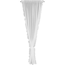 Gatavs aizkars Kathy 140x270 balts uz lentes + aukla