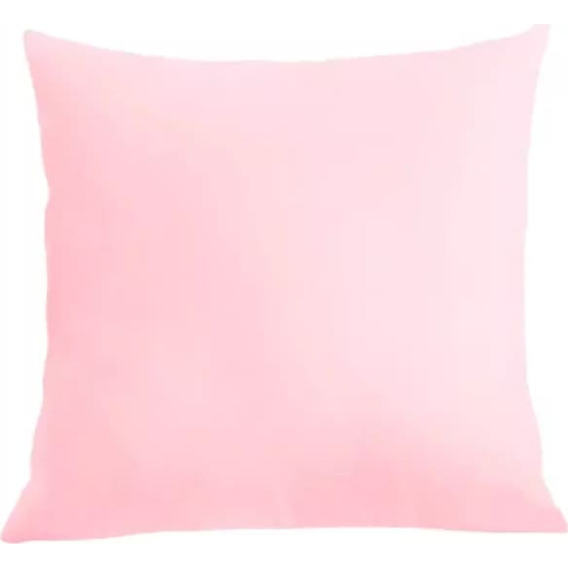 Kokvilnas spilvendrāna 40x60, rozā 08, gaiša, vienkrāsaina