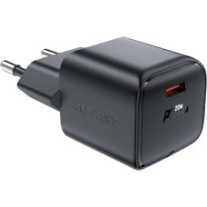 Acefast Mini GaN PD 20W USB-C lādētājs, melns