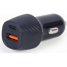 Gembird 2-port USB Car Fast Charger 18 W Black