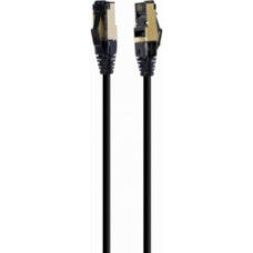 Kabelis Gembird S|FTP Cat. 8 LSZH Patch Cord Black 5 m