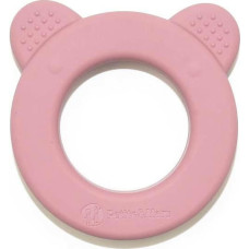 Petite&Mars Silikona zobens ar grabulīti Teddy lācīti rozā 0m+