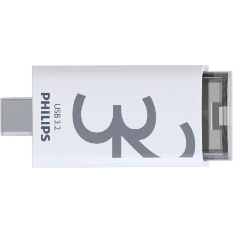 PHILIPS USB-C 3.2 Gen 1 Flash Drive Click Shadow Grey 32GB