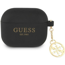 GUA2LSC4EK Guess 4G Charm Silicone Case for Airpods 1|2 Black