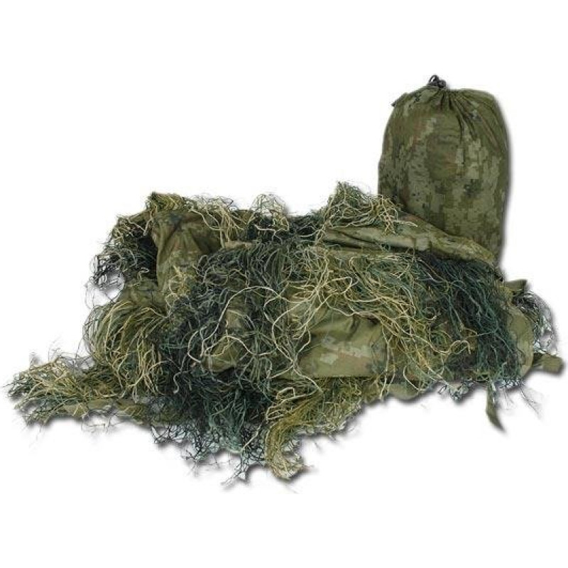 Mil-Tec - Ghillie vāks 'Anti Fire' - 140 x 100 cm - Woodland