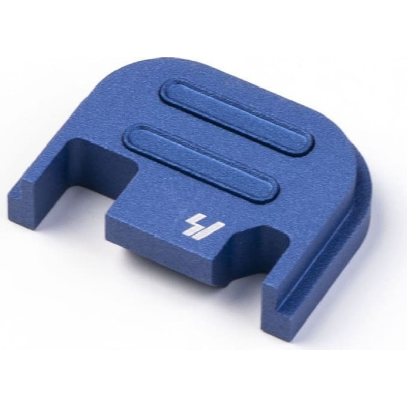 Strike Industries - Bīdāmā pārklājuma plāksne V2 priekš Glock - Zils - SI-GSP-V2-BLUE