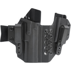 Doubletap GEAR — pielikums, elastīgs IWB Kydex maciņš HK P30, SFP un žurnālam — melns