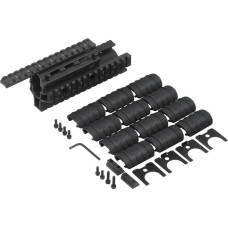 UTG - AK47 roku aizsargs ar Picatinny sliedēm alumīnija melns MTU009