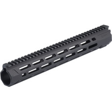 Mission First Tactical (Mft) MFT&nbsp;&mdash; EXD brīvi peldo&scaron;s M-LOK 13,5&nbsp;collu roku aizsargs, melns&nbsp;&mdash; TMEXD-MHG-135-BL
