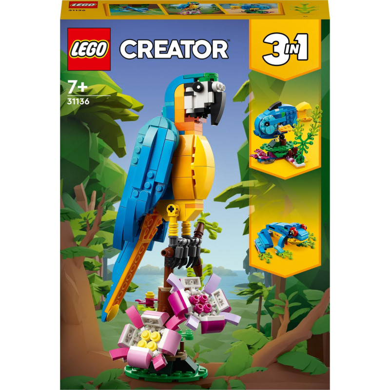 Lego Creator 3in1 Exotic Parrot (31136)