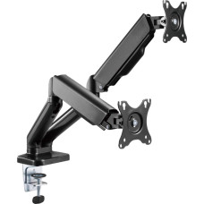 Silver Monkey UM-800 holder for two monitors on a gas spring - black