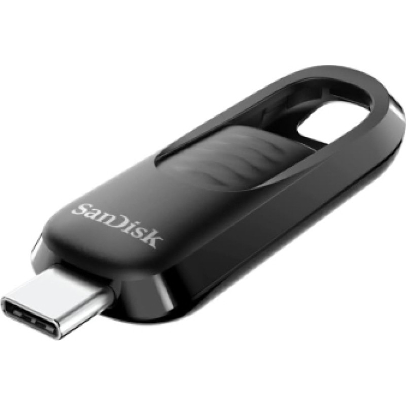 Zibatmiņa SanDisk Ultra Slider USB-C 256GB Black