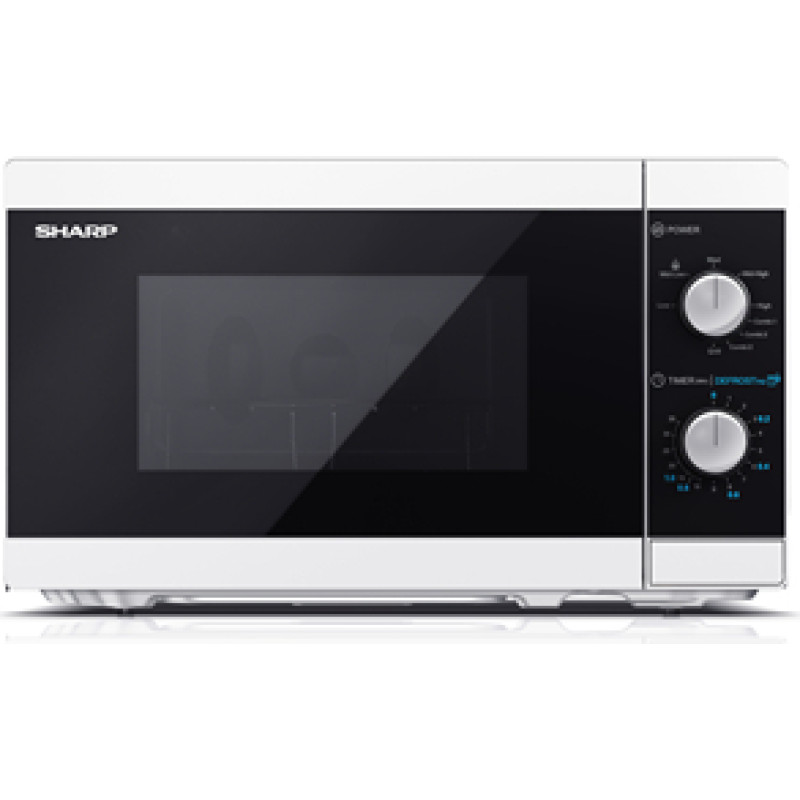 Sharp Microwave Oven with Grill YC-MG01E-W Free standing  800 W  Grill  White