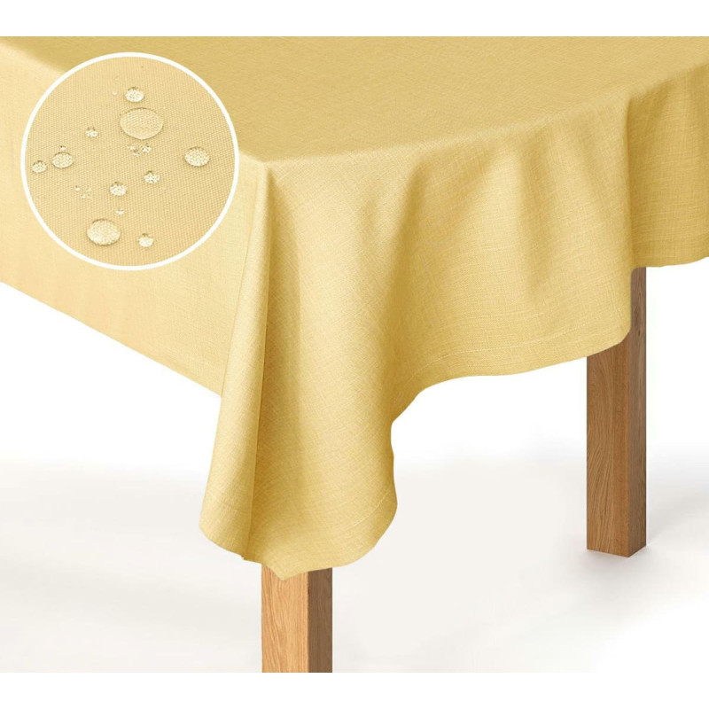 Traipu izturīgs galdauts 150x300 medus Polija