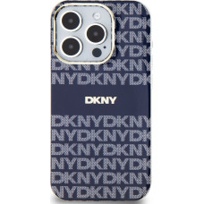 Dkny PC|TPU Repeat Pattern Tonal Stripe Magsafe Case for iPhone 13 Pro Blue