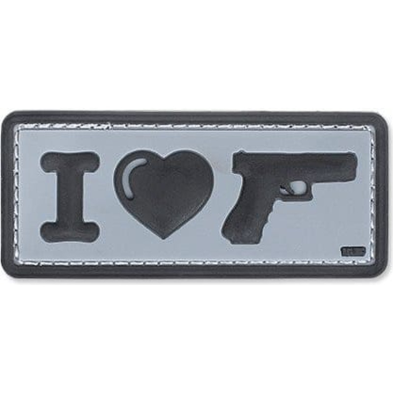 101 Inc. - 3D ielāps - I Love My Sidearm - pelēks