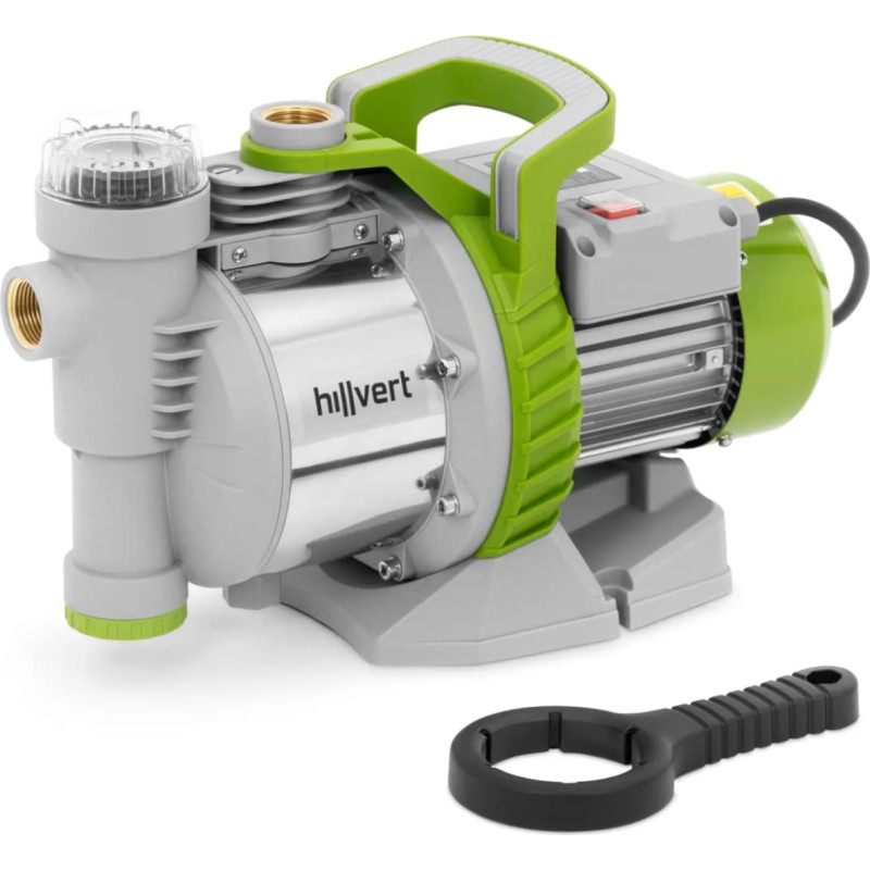 Hillvert Dārza sūknis peldbaseina akas ūdenim 4600 l/h 1100 W līdz 45 m