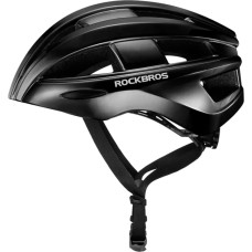 Rockbros MTB velosipēda ķivere ar iebūvētām gaismas diodēm USB sarkana gaisma melna