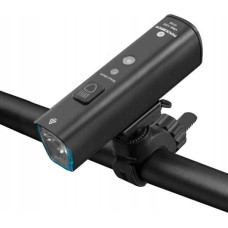 Rockbros Priekšējais velosipēda lukturis 1000lm 5 darbības režīmi ūdensizturīgs USB lukturītis