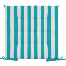 Sēdekļa spilvens 40x40x5 Dārza zilas svītras ūdensizturīgs dārzs