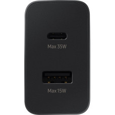 EP-TA220EBE Samsung Dual (USB-C,USB-A) 35W Travel Charger Black (OOB Bulk)