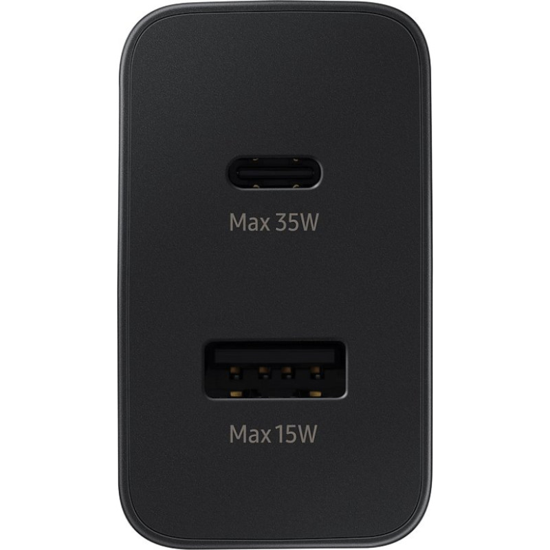 EP-TA220EBE Samsung Dual (USB-C,USB-A) 35W Travel Charger Black (OOB Bulk)