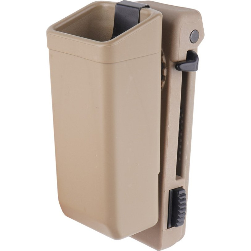 Euro Security Products (Esp) ESP — plastmasas turētājs dubultā slāņa 9 mm žurnālam — UBC-02 stiprinājums — Khaki — MH-14