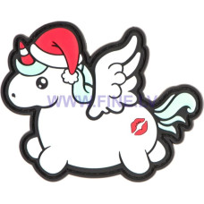 JTG Christmas Unicorn Rubber Patch