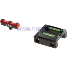 LPA Fiber Optic Sights Set for 6-8mm Shotgun Ribs BSS