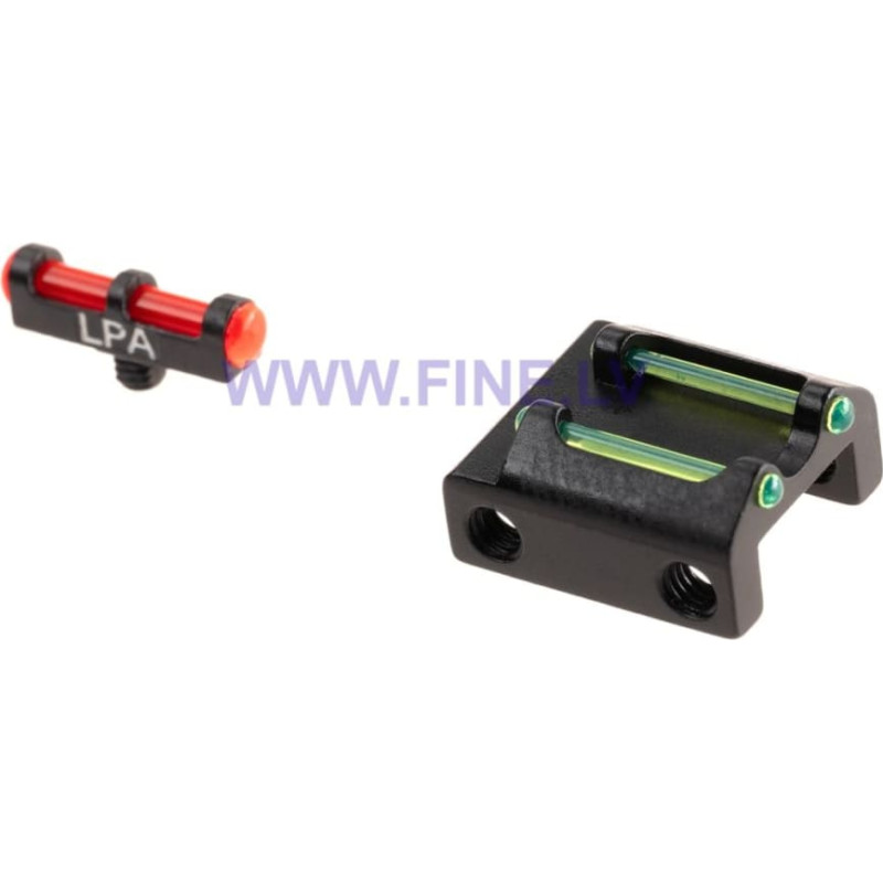 LPA Fiber Optic Sights Set for 6-8mm Shotgun Ribs BSS