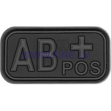 JTG Bloodtype Rubber Patch AB Pos