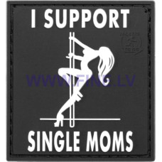 JTG I Support Single Mums Rubber Patch