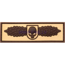 JTG SOF Skull Badge Rubber Patch