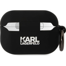 Karl Lagerfeld 3D Logo NFT Karl and Choupette Silicone Case for AirPods Pro 2 Black