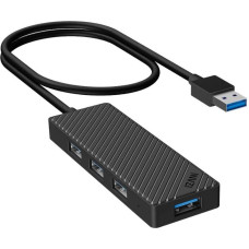 Invzi Adapter Hub 4 in 1, INVZI, MH04, 4x USB 3.0 (black)