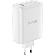 GaN Dudao A140EU USB-A | 3xUSB-C PD 140W charger - white